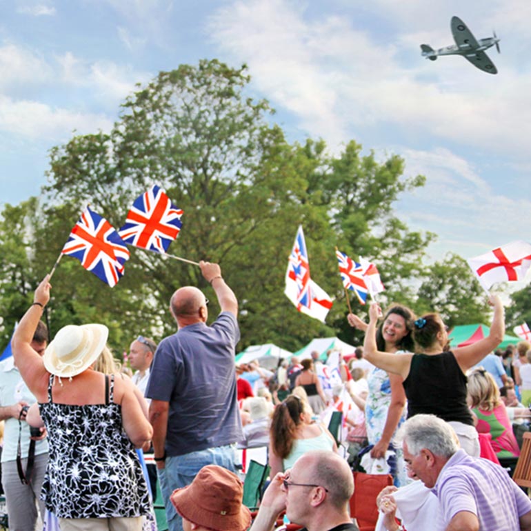 Air show at Ragley