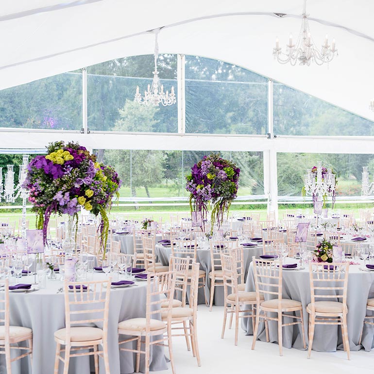 Asian wedding table setting