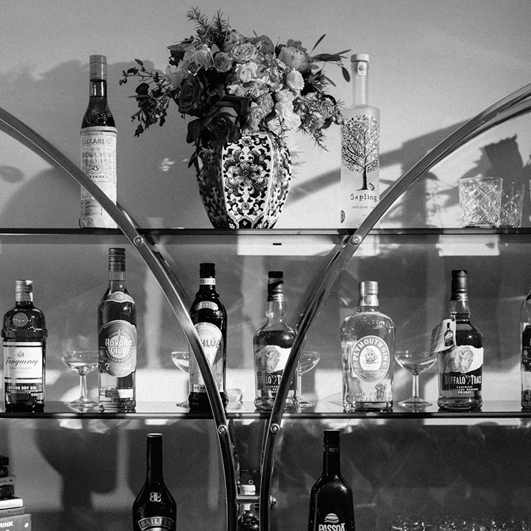 The bar at Ragley Hall