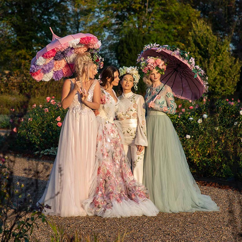 Fashion photoshoot at Ragley Hall