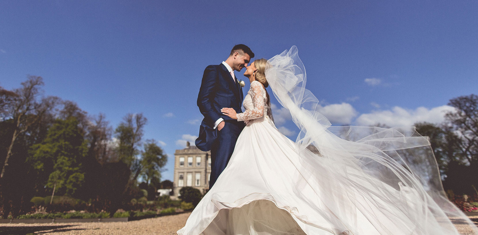 Weddings couple at Ragley Hall