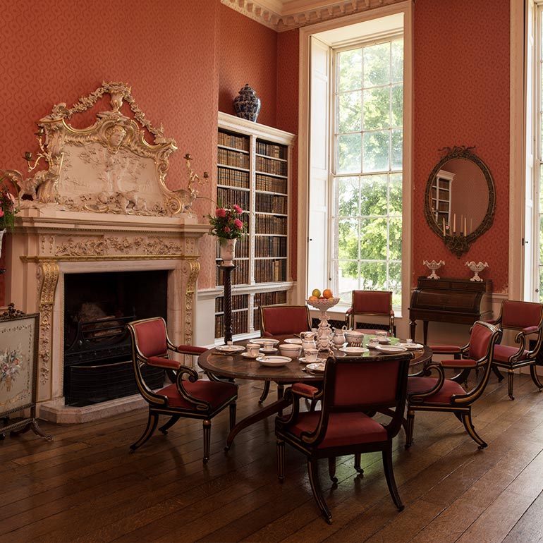 Dining room inside Ragley Hall