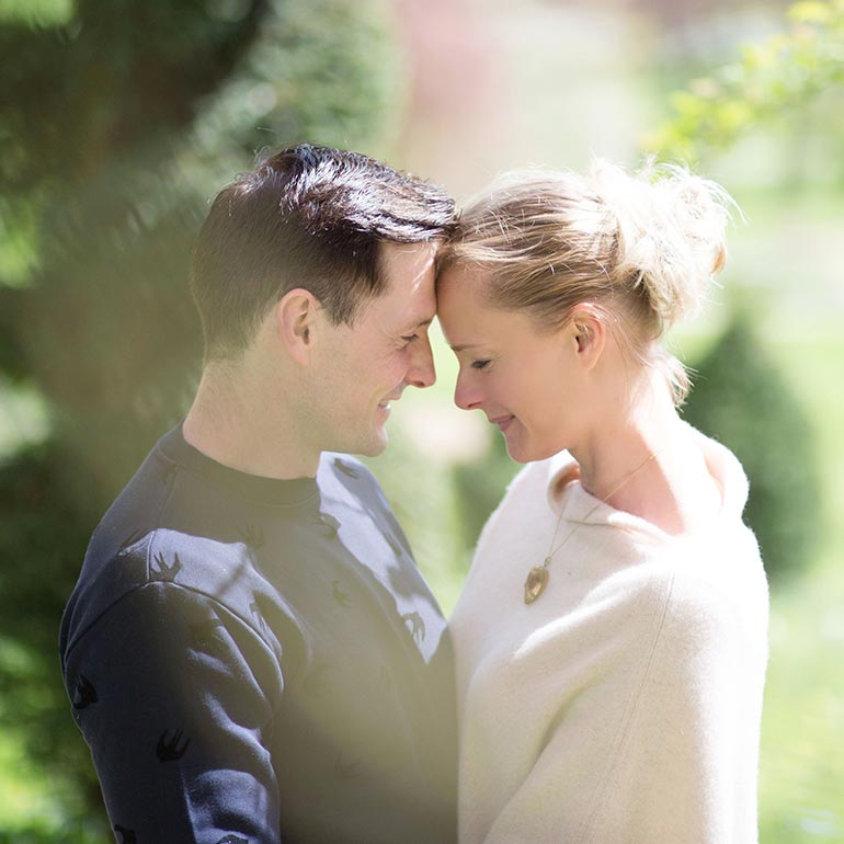 Romantic couple at Ragley Hall