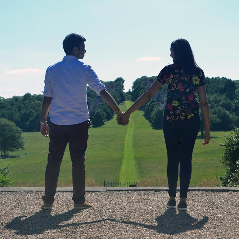 Just engaged at Ragley Hall