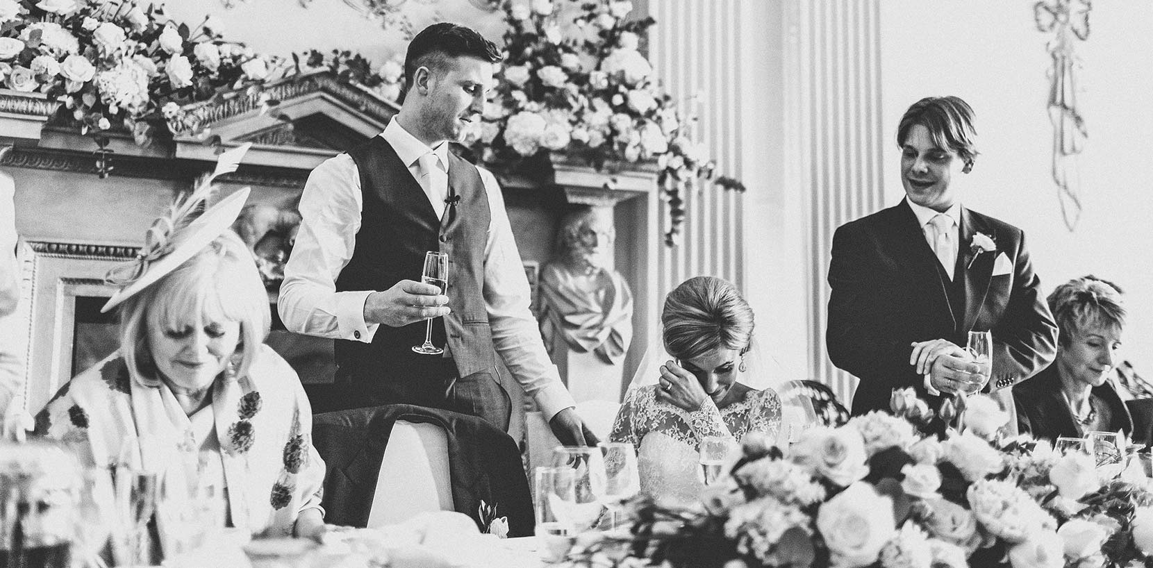 Wedding breakfast at Ragley Hall