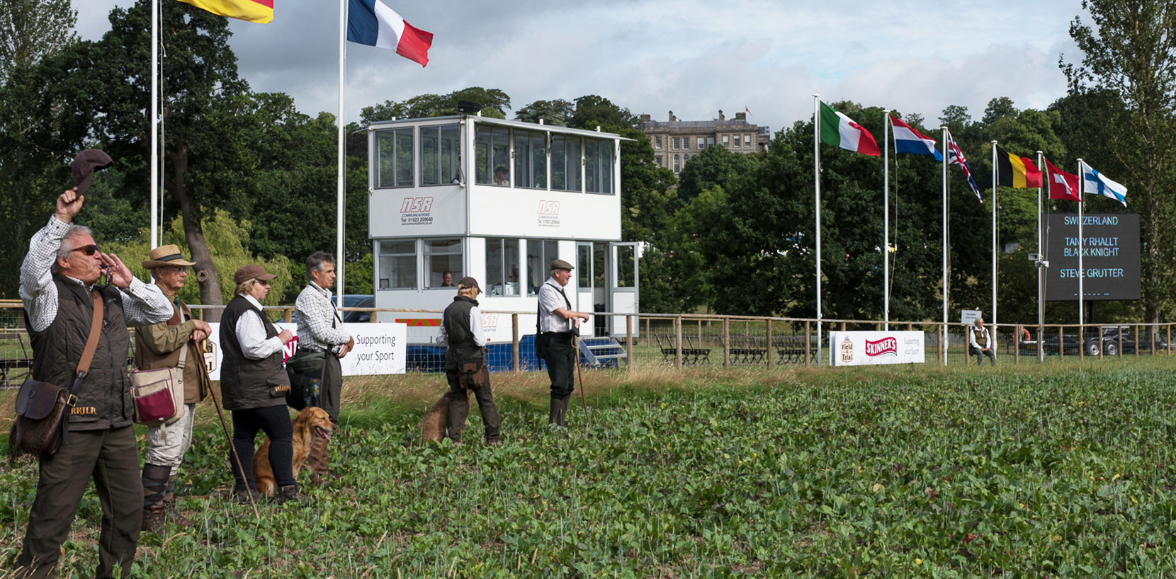 Shooting competition at Ragley hall