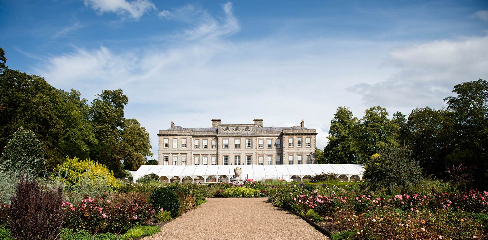 Marquee wedding at Ragley Hall