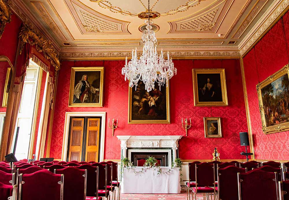 Ragley Hall Red Saloon