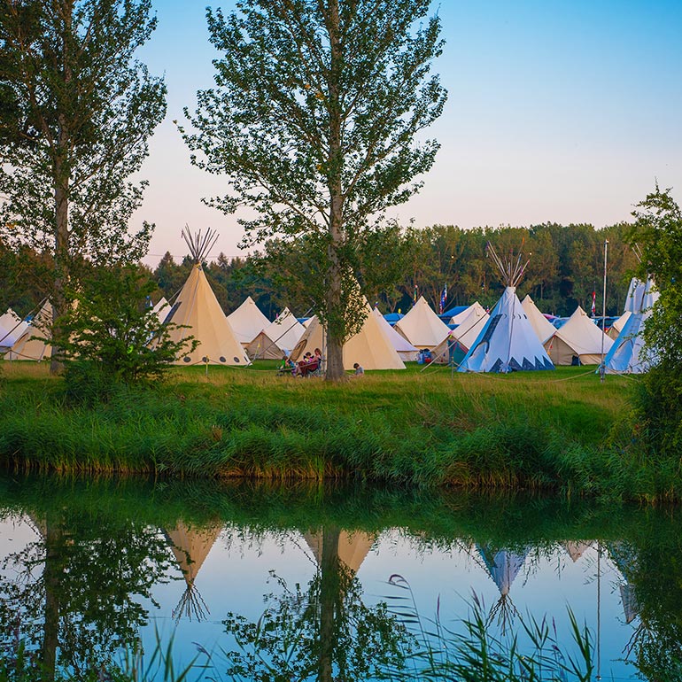 Teepees at Ragley