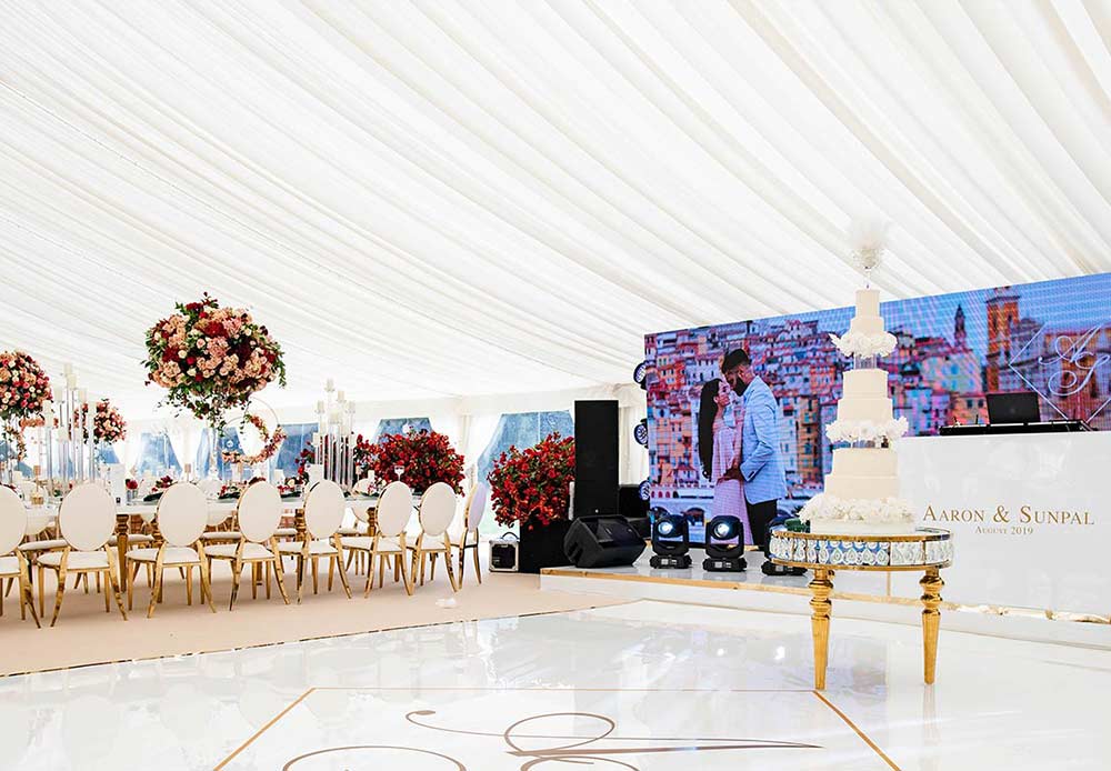 Luxury Asian weddings marquee